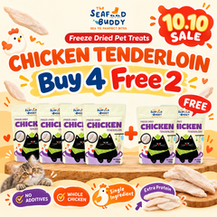 Chicken Tenderloin ๐ High Protein Tender Treat for Cats & Dogs | Dental Training, High Protein Food