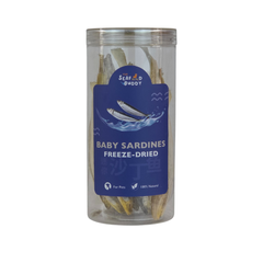 Baby Sardines 100G | Shinier Coat & Healthier Skin | Omega-Rich Whole Fish | Cat & Dog