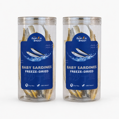 Baby Sardines 100G | Shinier Coat & Healthier Skin | Omega-Rich Whole Fish | Cat & Dog
