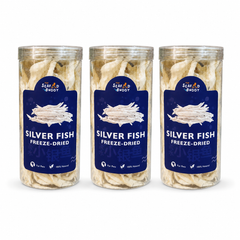 Silver Fish |Calcium-Rich for Strong Bones & Teeth | Small Fish for Easy Eating | Cat & Dog