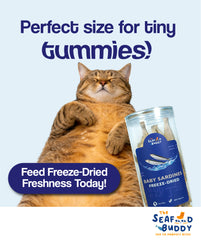 Baby Sardines 100G | Shinier Coat & Healthier Skin | Omega-Rich Whole Fish | Cat & Dog