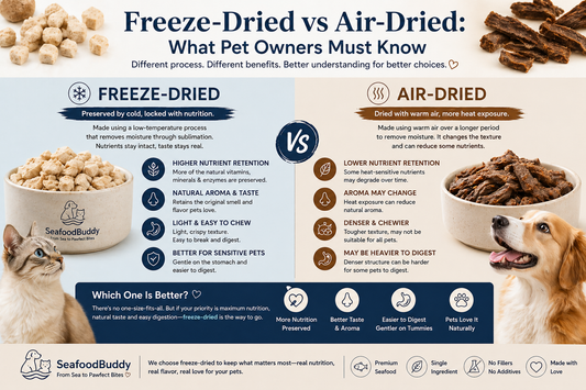 Freeze-Dried vs Air-Dried: What Pet Owners Must Know Before Choosing