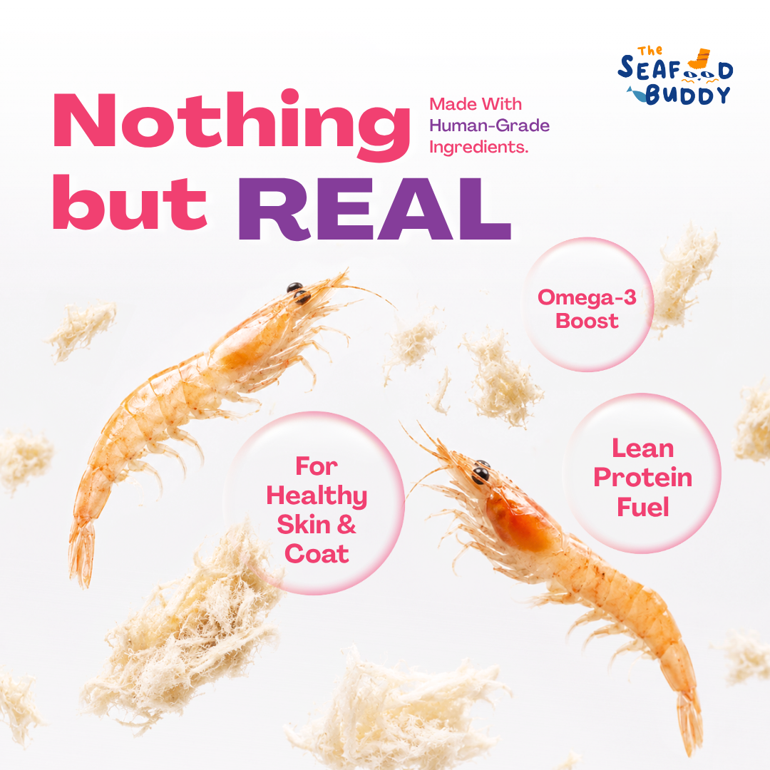 3-in-1 (Chicken, Krill & Egg Yolk) 🐔🦐🥚 | Freeze-Dried Meal Booster for Cats & Dogs 🐾