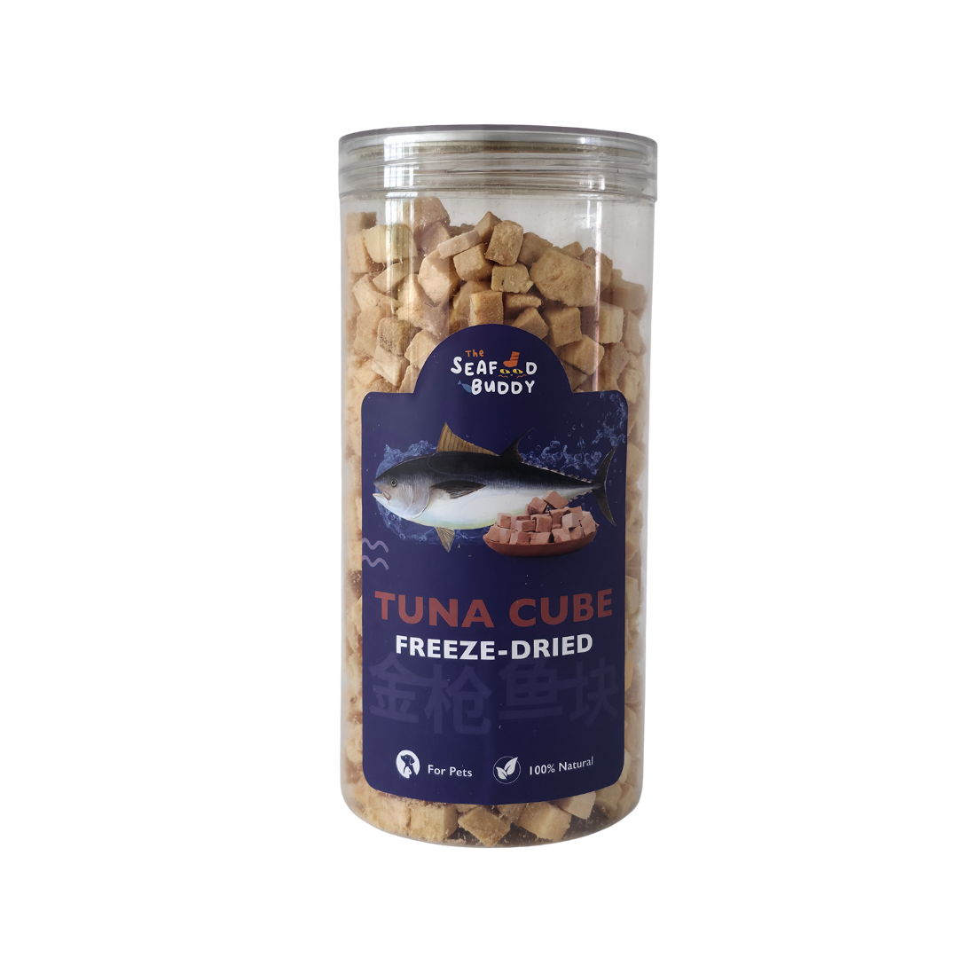 Tuna 0.8cm Cubes | Lean Protein for Strong Muscles & Healthy Body | Cat & Dog