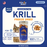 Krill Bites 100G | Healthier Skin, Shinier Coat & Stronger Joints | Omega-3 Superfood for Cats & Dogs