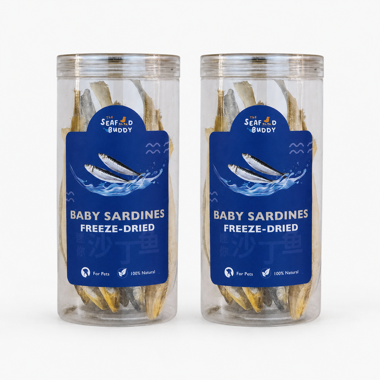 Baby Sardines 100G | Shinier Coat & Healthier Skin | Omega-Rich Whole Fish | Cat & Dog