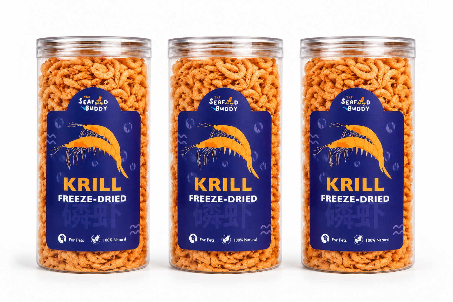 Krill Bites 100G | Healthier Skin, Shinier Coat & Stronger Joints | Omega-3 Superfood for Cats & Dogs