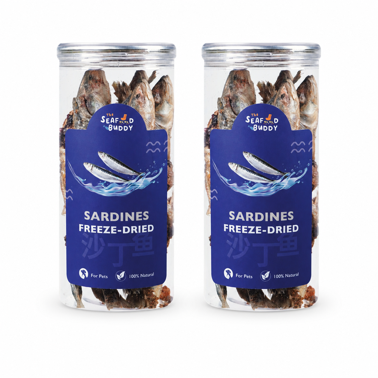 Mega Sardines | Shinier Coat & Healthier Skin | Omega-Rich Whole Fish | Cat & Dog