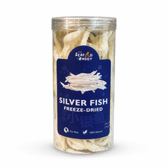 Silver Fish |Calcium-Rich for Strong Bones & Teeth | Small Fish for Easy Eating | Cat & Dog