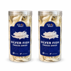 Silver Fish |Calcium-Rich for Strong Bones & Teeth | Small Fish for Easy Eating | Cat & Dog