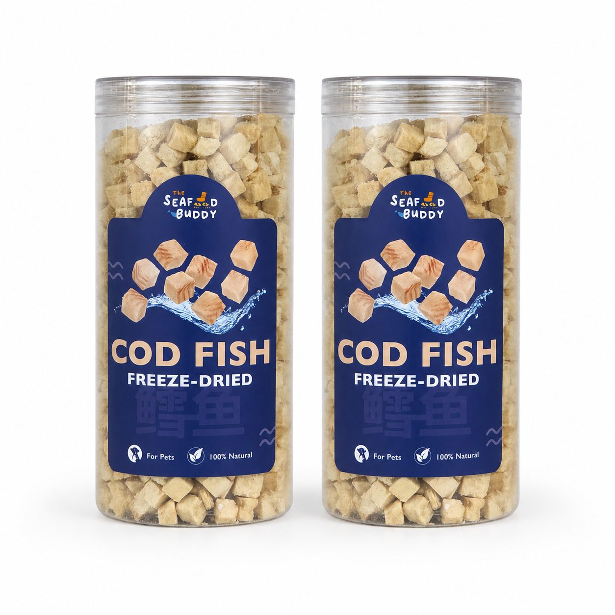Cod Fish Cubes 100G | Gentle on Tummies & Easy Digestion | Lean Protein | Cat & Dog