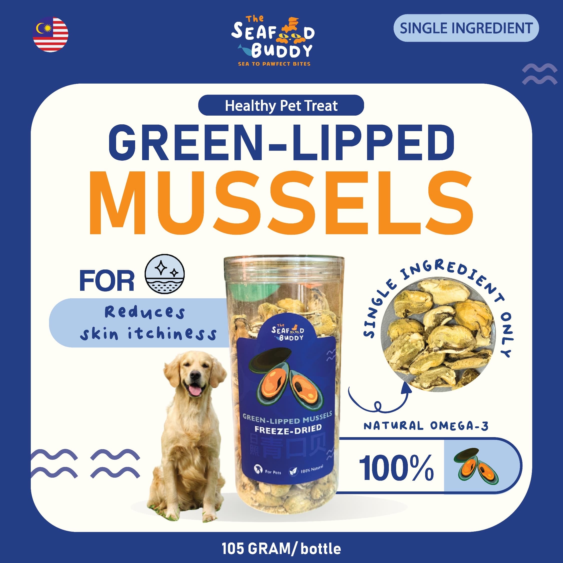 Green Lipped Mussels – The Ultimate Joint-Support Treat! 🐾